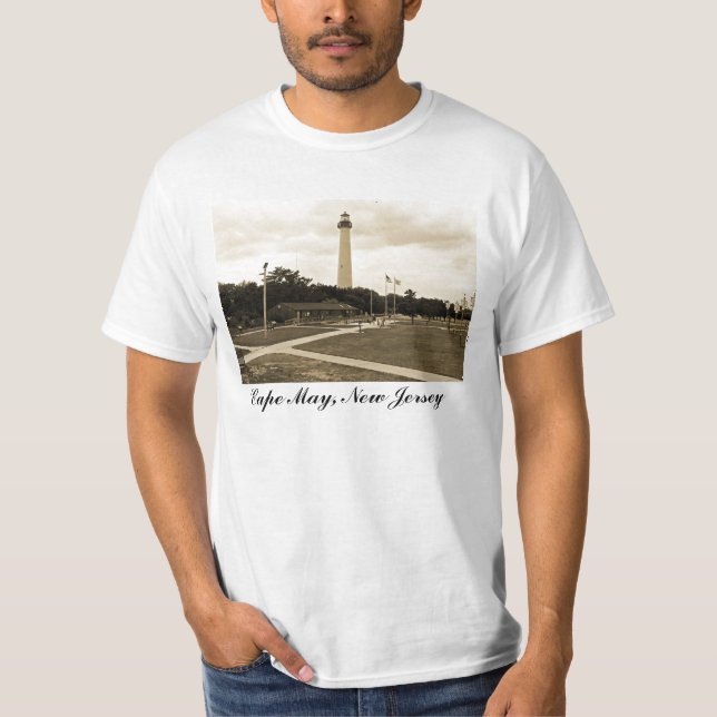 Camiseta Faro de Cape May (Anverso)