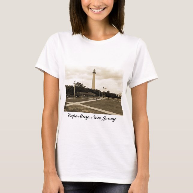 Camiseta Faro de Cape May (Anverso)