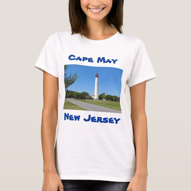 Camiseta Faro de Cape May (Anverso)