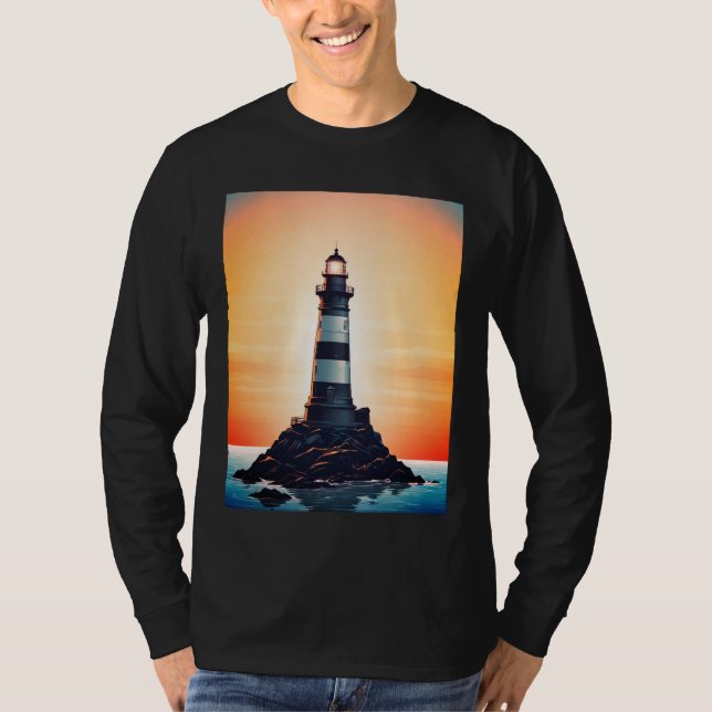 Camiseta Faro de esperanza: guiándote por el mar de la vida (Anverso)