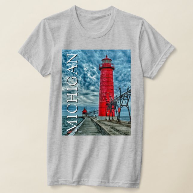 Camiseta Faro de Grand Haven | Michigan (Distribución)