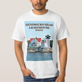 Camiseta Faro de Hendricks Head, Maine T-Shirt