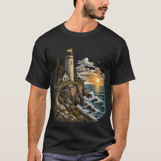 Camiseta Faro de la Costa Salvaje – Faro Vintage