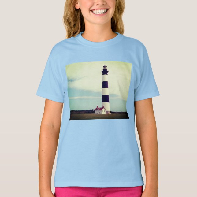 Camiseta Faro de la isla Bodie  (Anverso)