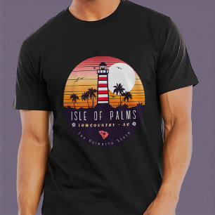 Camiseta Faro de la Isla de las Palmas SC Retro Sunset Souv