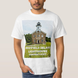 Camiseta Faro de la isla de Sheffield, Connecticut
