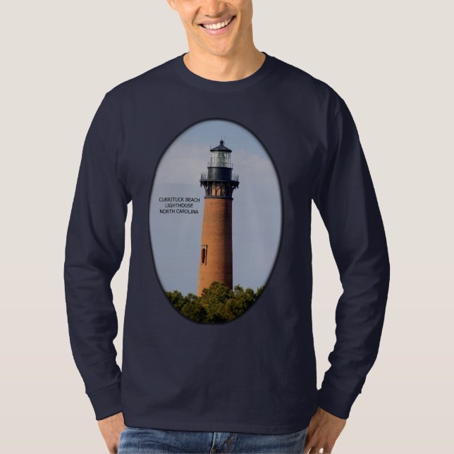 CAMISETA FARO DE LA PLAYA DE CURRITUCK (Anverso)