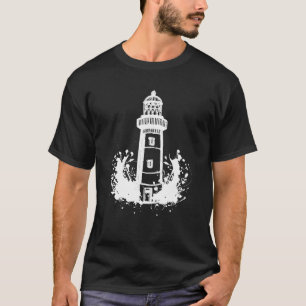 Camiseta Faro de la playa de seguridad costera