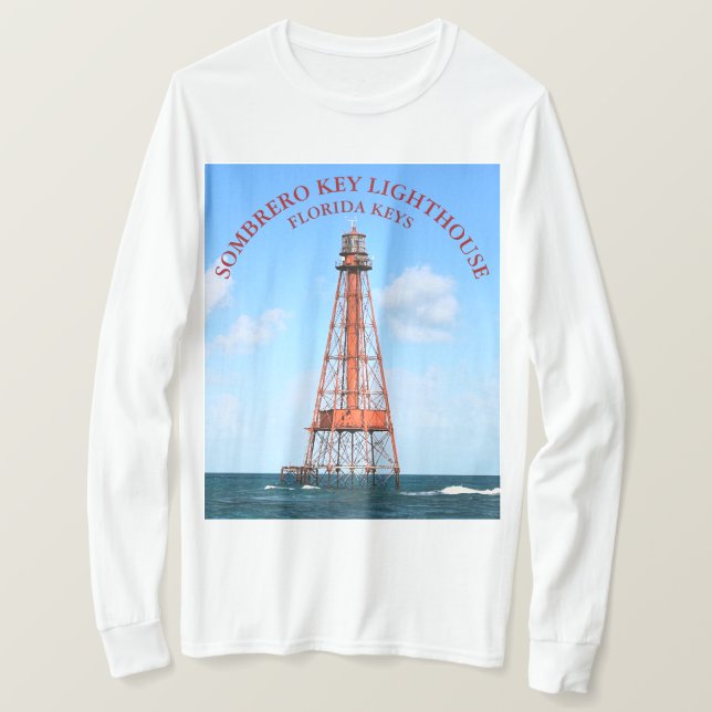 Camiseta Faro de Llave Sombrero Faro Florida Llaves de mang (Anverso del diseño)