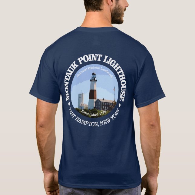 Camiseta Faro de Montauk Point (Reverso)