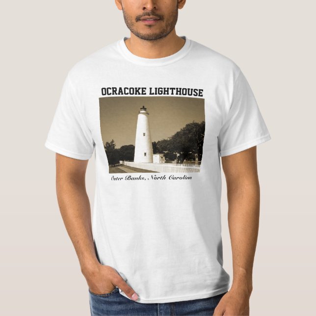 Camiseta Faro de Ocracoke (Anverso)