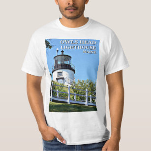 Camiseta Faro de Owls Head, Maine T-Shirt