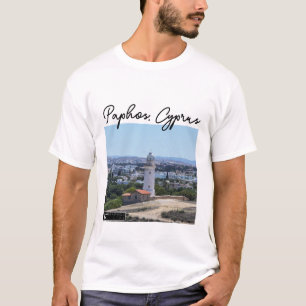 Camiseta Faro de Paphos y firma