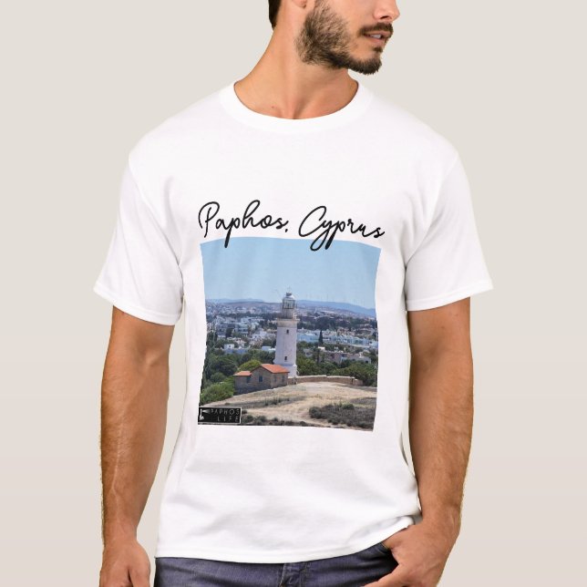Camiseta Faro de Paphos y firma (Anverso)