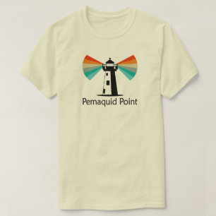 Camiseta Faro de Pemaquid Point Arcoíris