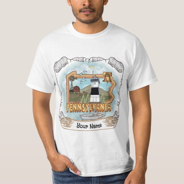 Camiseta Faro de Pennsylvania (Anverso)