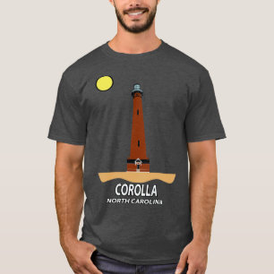 Camiseta Faro de playa Corolla North olina Currituck