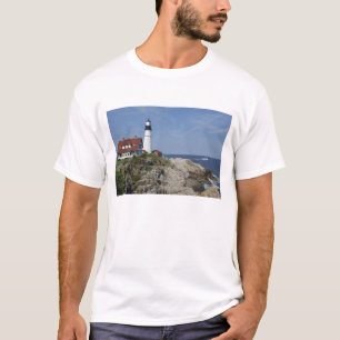 Camiseta Faro de Portland Head, Cape Elizabeth,Maine,