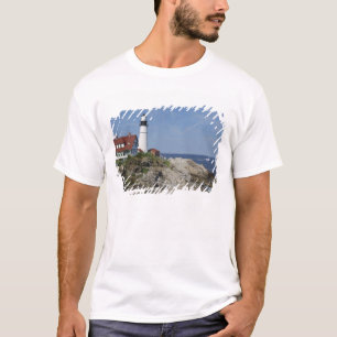 Camiseta Faro de Portland Head, Cape Elizabeth,Maine,