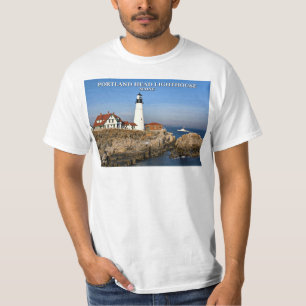 Camiseta Faro de Portland Head, Maine T-Shirt