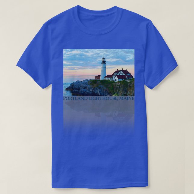 Camiseta Faro de Portland Maine (Diseño del anverso)