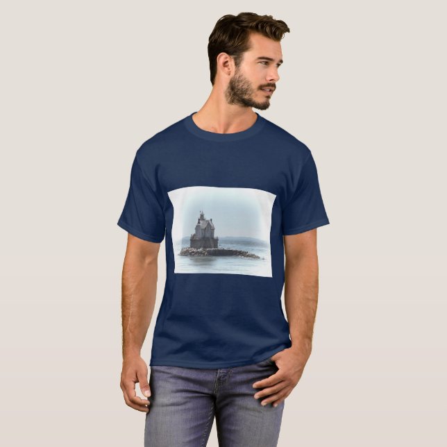 Camiseta Faro De Roca De Race - En Tono Más Ligero (Anverso completo)