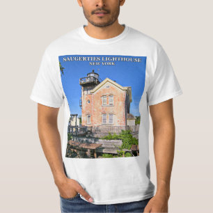 Camiseta Faro de Saugerties, Río Hudson Nueva York