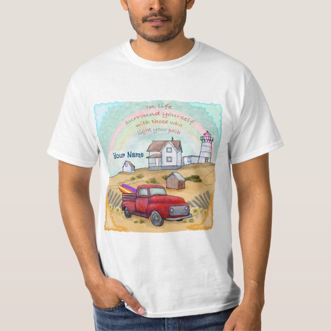 Camiseta Faro de senderos (Anverso)