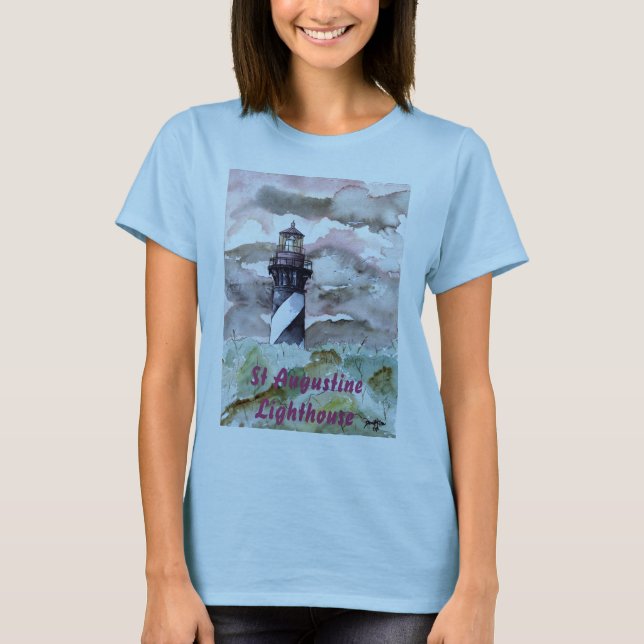 Camiseta Faro de St Augustine (Anverso)