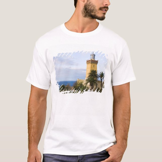 Camiseta Faro de Tánger Marruecos en Cabo Espartel (Anverso)