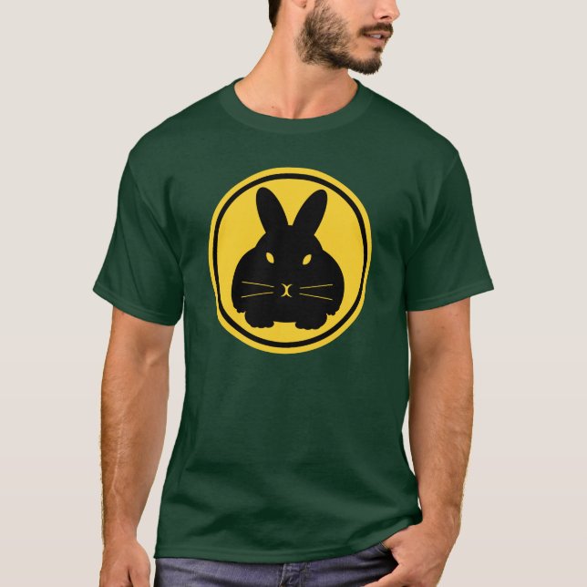 Camiseta Faro del conejito - barbas en frente y de la cola (Anverso)