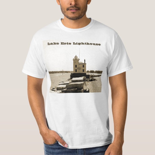 Camiseta Faro del Lago Erie (Anverso)