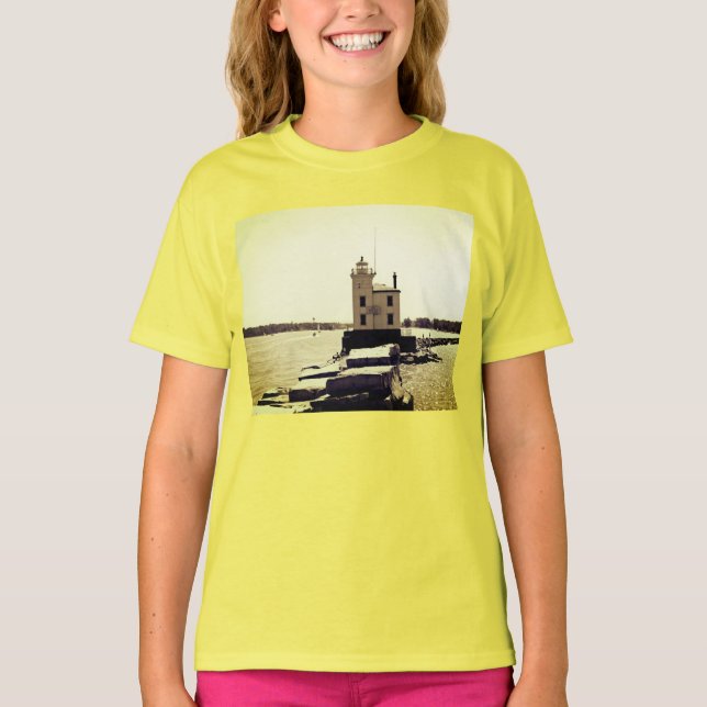 Camiseta Faro del Lago Erie (Anverso)