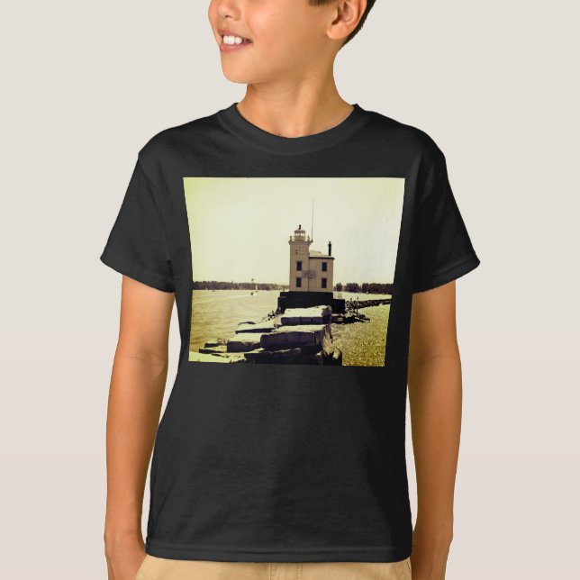 Camiseta Faro del Lago Erie (Anverso)