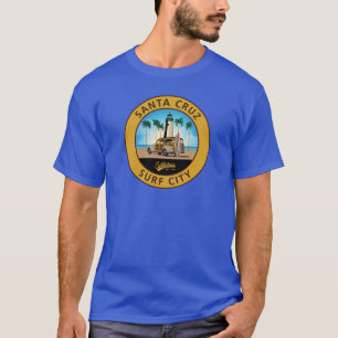 Camiseta Faro del logotipo de Surf City con pegatina de Woo