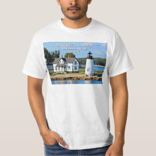 Camiseta Faro del puerto de Prospect, Maine T-Shirt
