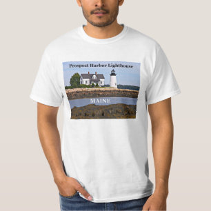 Camiseta Faro del puerto de Prospect, Maine T-Shirt