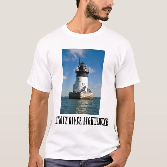 Camiseta Faro del río Detroit (Anverso)