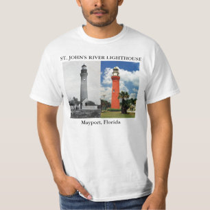 Camiseta Faro del río St John, Mayport Florida