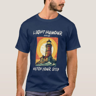 Camiseta Faro divertido de la época de sol de Guay Retro
