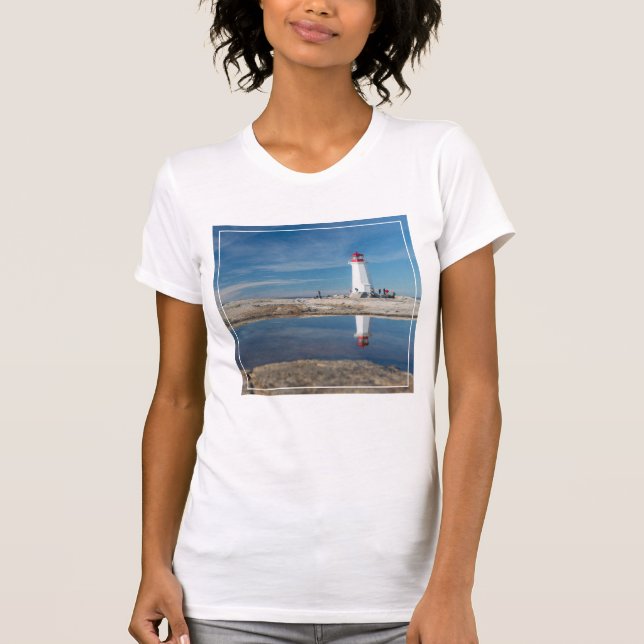 Camiseta Faro el | Canadá de la ensenada de Peggy (Anverso)