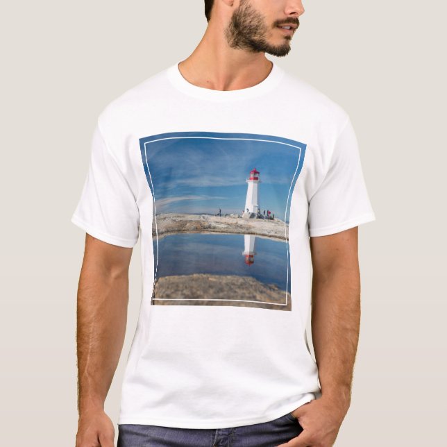 Camiseta Faro el | Canadá de la ensenada de Peggy (Anverso)