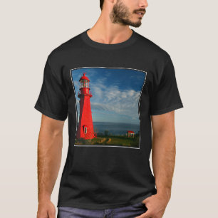 Camiseta Faro el Matane de Martre del La en la Gaspe