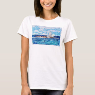 Camiseta Faro en Azul