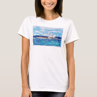 Camiseta Faro en Azul