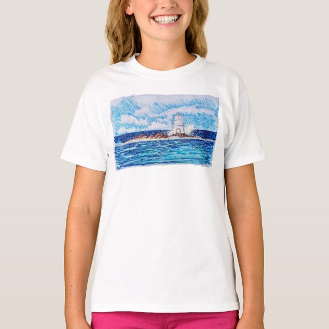 Camiseta Faro en Azul (Anverso)