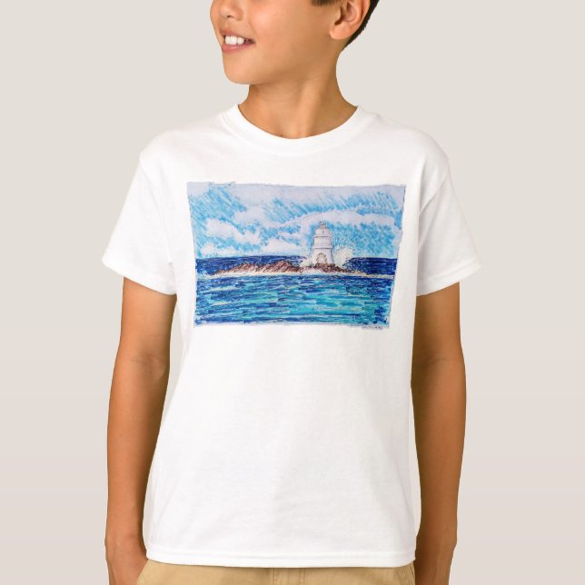 Camiseta Faro en Azul (Anverso)