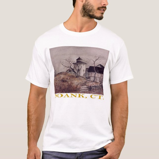 Camiseta Faro en Noank (Anverso)
