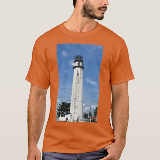 Camiseta Faro en Ocean City MD Sobredimensionado (Anverso)