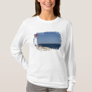 Camiseta Faro en Peggy's Cove, Nueva Escocia, Canadá.